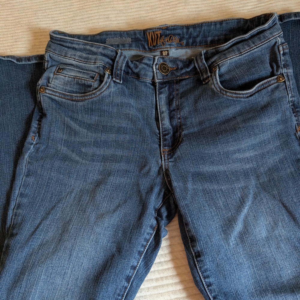 Kut from the Kloth Women's Skinny Jeans in Dark Blue Wash